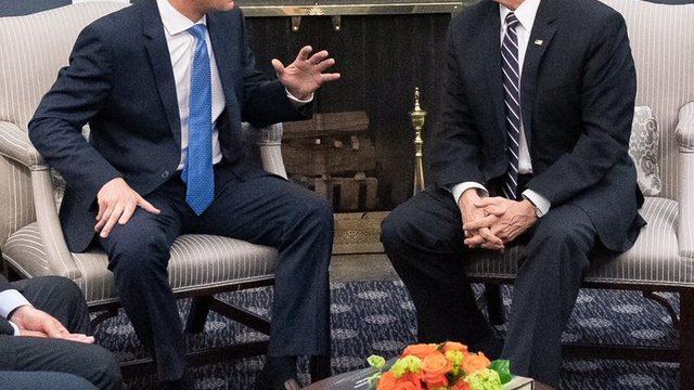 Pence, Guaido'nun Washington'a atadığını duyurduğu Vecchio'yu kabul etti