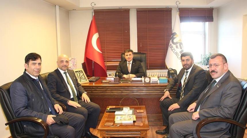 Başkan Demir&rsquo;e Oltu Belediye Başkan adayından tam destek