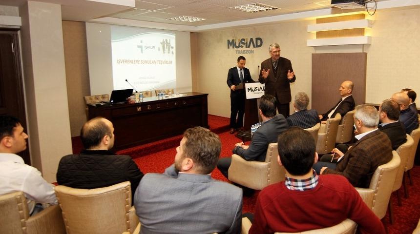 İŞKUR ve SGK yetkilileri iş adamları ile buluştular