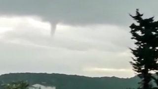 Demre'de hortum oluştu! O anlar kamerada