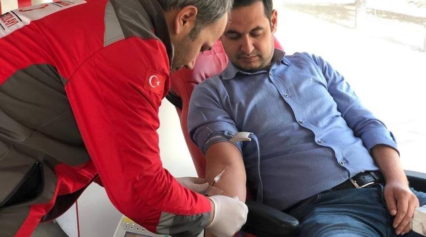 Kan Bağışı kampanyasına b&uuml;y&uuml;k ilgi