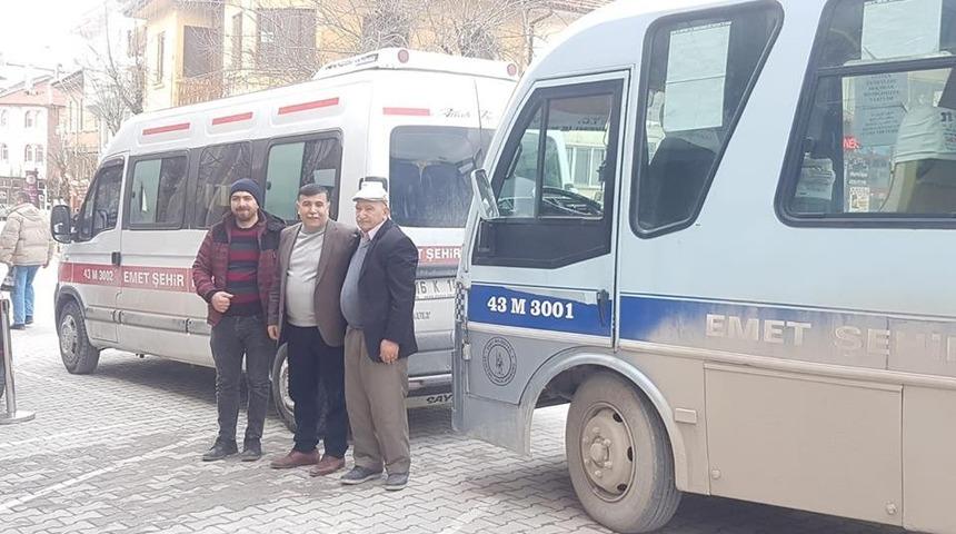 Emet&rsquo;te şehiri&ccedil;i dolmuş sayısı 2&rsquo;ye &ccedil;ıkıyor