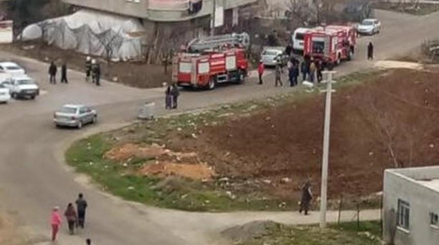 Evde &ccedil;ıkan yangını korkuttu