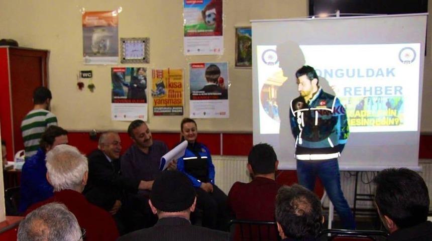 Zonguldak Emniyeti bilgilendirme toplantıları d&uuml;zenliyor