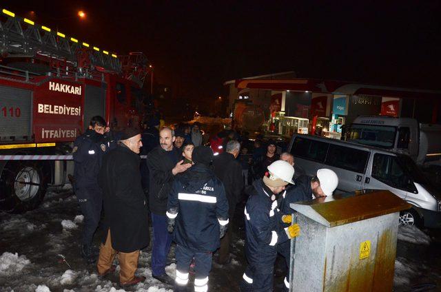 Hakkari'de trafodaki patlama korkuttu