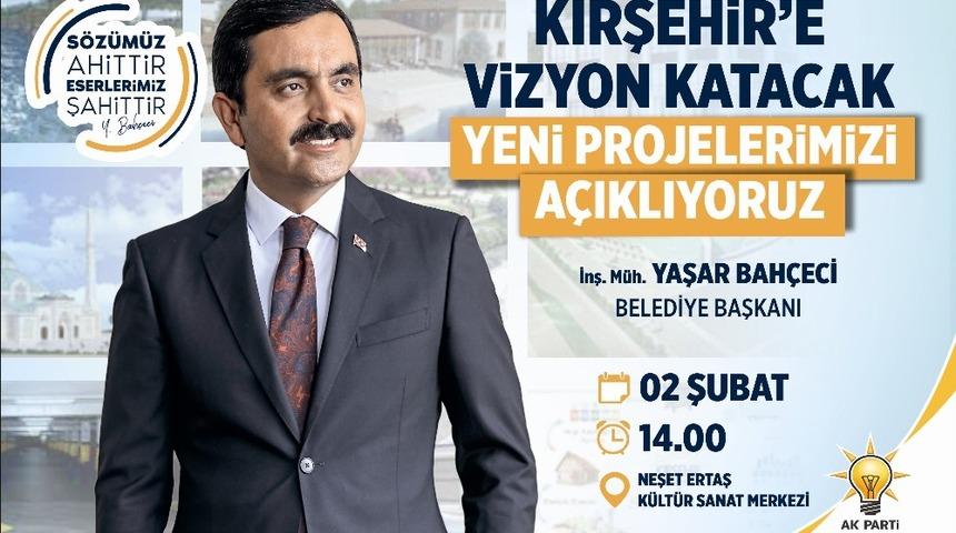 Başkan Bah&ccedil;eci 2 Şubat&rsquo;ta projelerini a&ccedil;ıklayacak