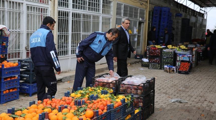 Mardin&rsquo;de sebze hali ve marketlere fiyat denetimi