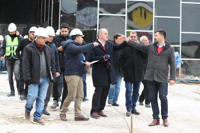 55 milyon liralık proje havadan görüntülendi