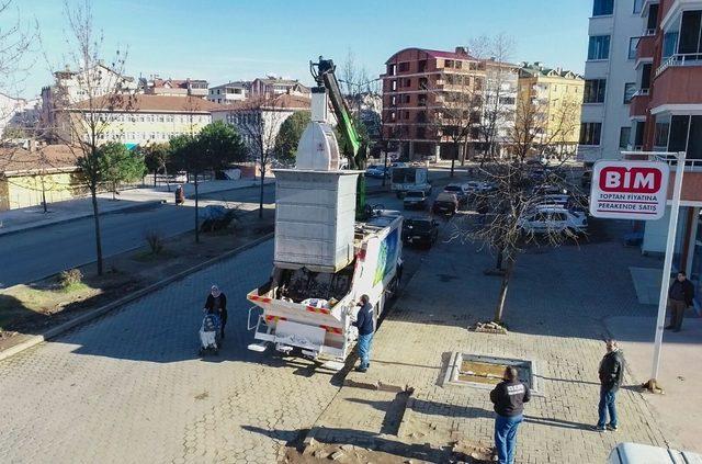 Fatsa’da çöpler yer altına