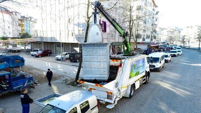 Fatsa’da çöpler yer altına