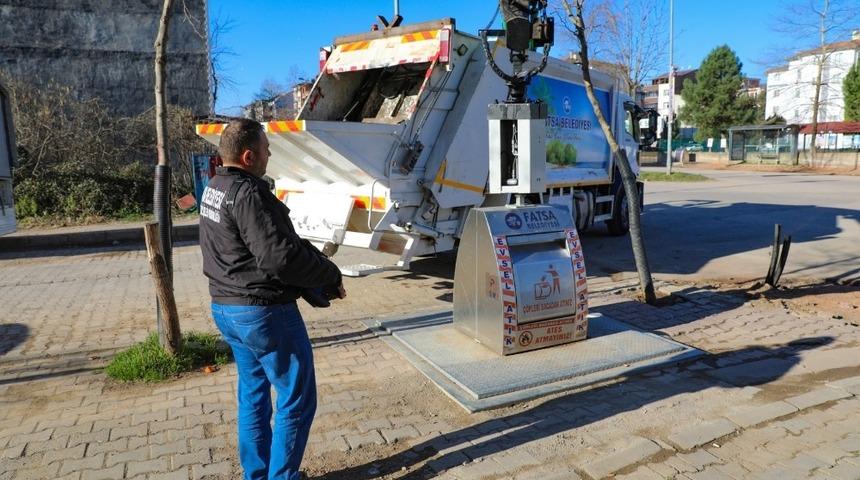 Fatsa&rsquo;da &ccedil;&ouml;pler yer altına