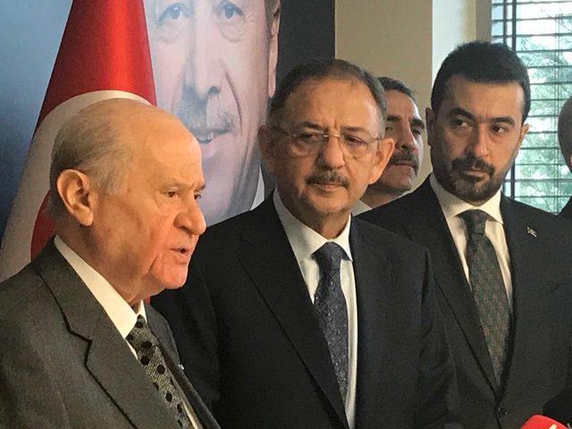 Bahçeli: MHP, AK Parti'nin adayına Meclis'te destek verecek