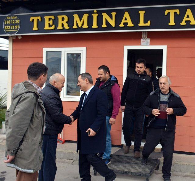 Başkan Uysal taksici esnafıyla biraraya geldi