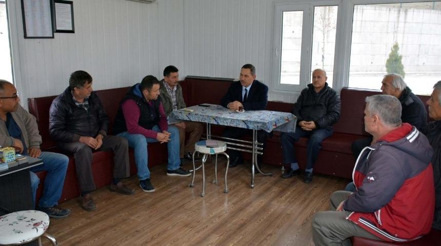 Başkan Uysal taksici esnafıyla biraraya geldi