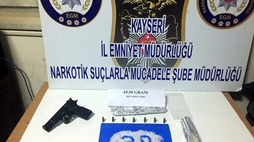 Kayseri&rsquo;de uyuşturucu operasyonu