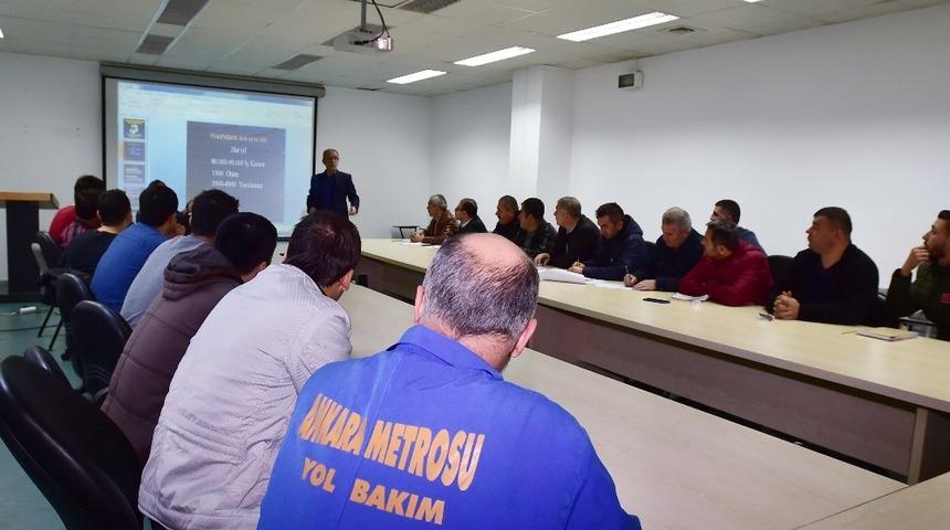Ankara B&uuml;y&uuml;kşehirden iş kazalarına karşı personeline eğitim
