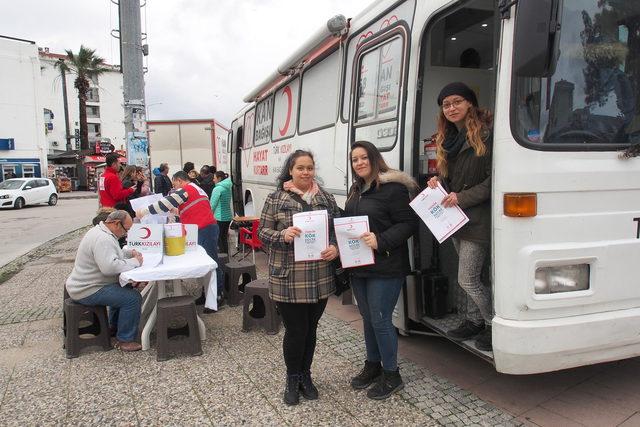 Ayvalıklılar, Öykü için kan verdi