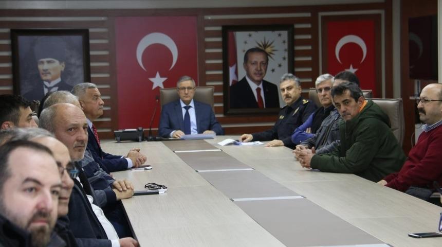 Giresun&rsquo;da trafik g&uuml;venliği toplantısı yapıldı