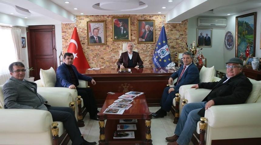 M&Uuml;SİAD&rsquo;tan Başkan Sara&ccedil;oğlu&rsquo;na ziyaret