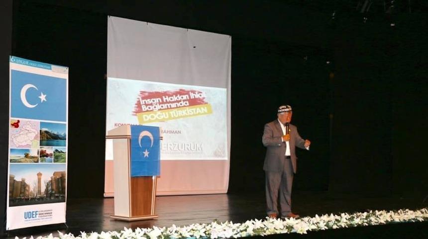 Erzurum&rsquo;da &ldquo;İnsan hakları ihlali bağlamında Doğu T&uuml;rkistan&rdquo; konferansı
