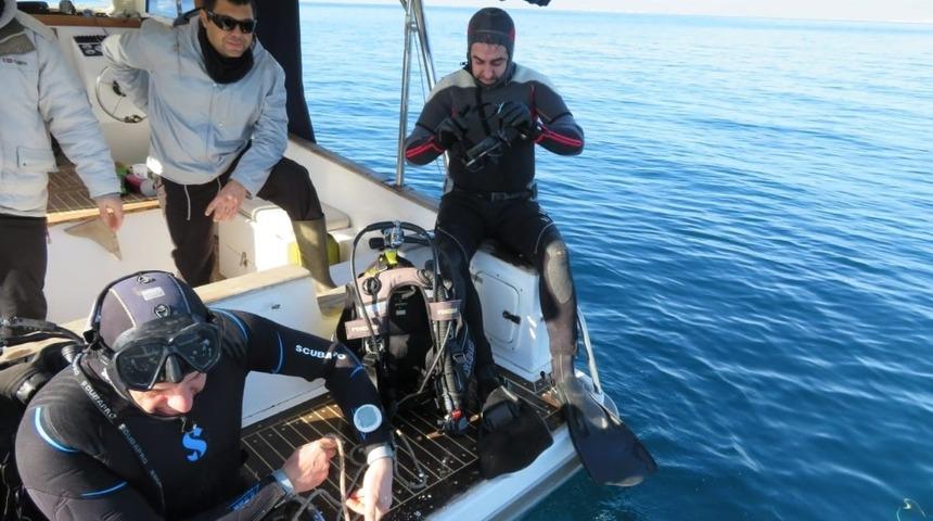 Burhaniye ve G&ouml;me&ccedil; il&ccedil;eleri dalış turizmine a&ccedil;ılacak