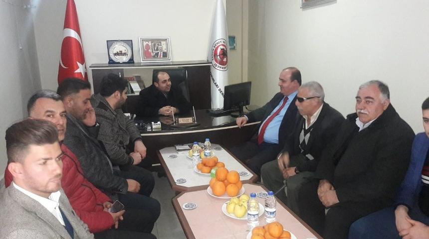 Başkan U&ccedil;ar&rsquo;dan Şehit Yakınları Derneği&rsquo;ne ziyaret