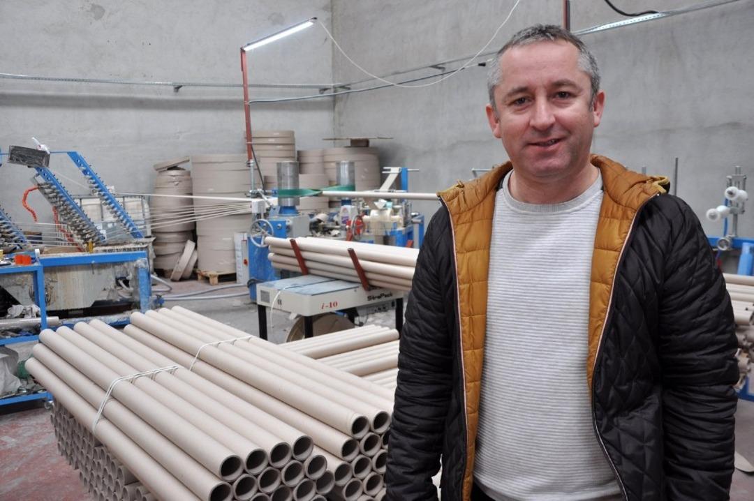 (&Ouml;zel Haber) Karton rolik &uuml;retimi ile doğa korunuyor ekonomi canlanıyor