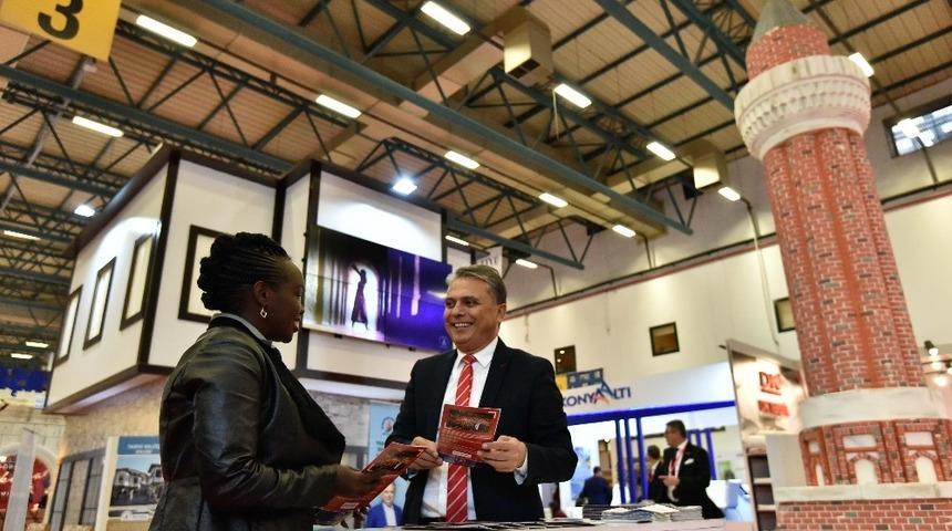 Başkan Uysal, EMİTT&rsquo;te Kalei&ccedil;i&rsquo;ni tanıttı