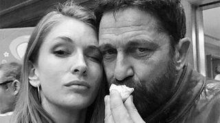 Yasemin Allen ünlü oyuncu Gerard Butler’la 