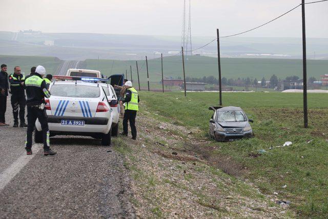 Lastiği patlayan otomobil takla attı: 7 yaralı