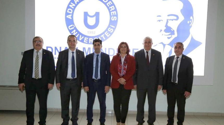 Başkan &Ccedil;er&ccedil;ioğlu&rsquo;ndan Rekt&ouml;r Aldemir&rsquo;e tebrik ziyareti