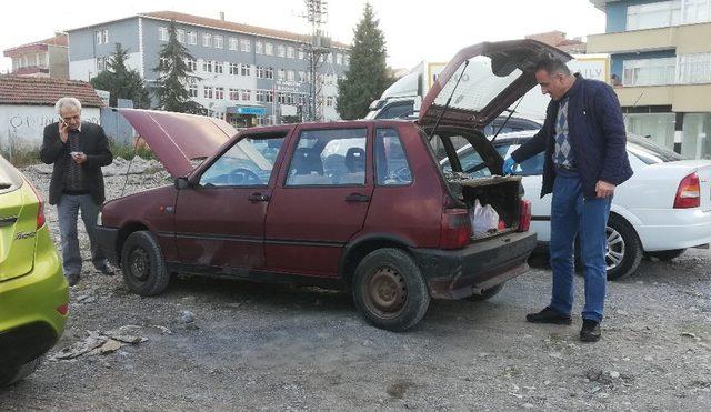 Bafra’da esrarengiz otomobil hırsızlığı olayı