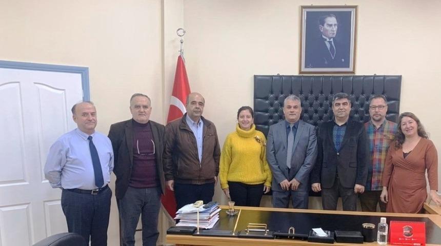 BAÜ Ayvalık MYO’da görevi Yakup Dinç devraldı