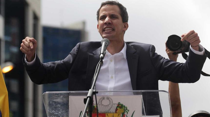 Guaido'ya g&ouml;re Venezuela&rsquo;da i&ccedil; savaş riski yok!