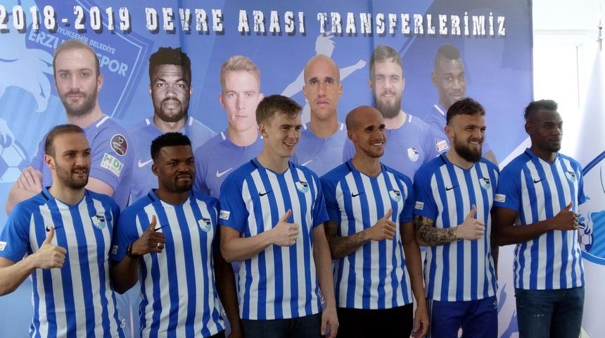 Büyükşehir Belediye Erzurumspor 6 yeni transfere imza attırdı