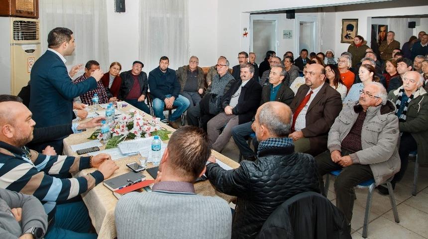 CHP&rsquo;nin Kuşadası Adayı &Ouml;mer G&uuml;nel mahalle temsilcileriyle buluştu