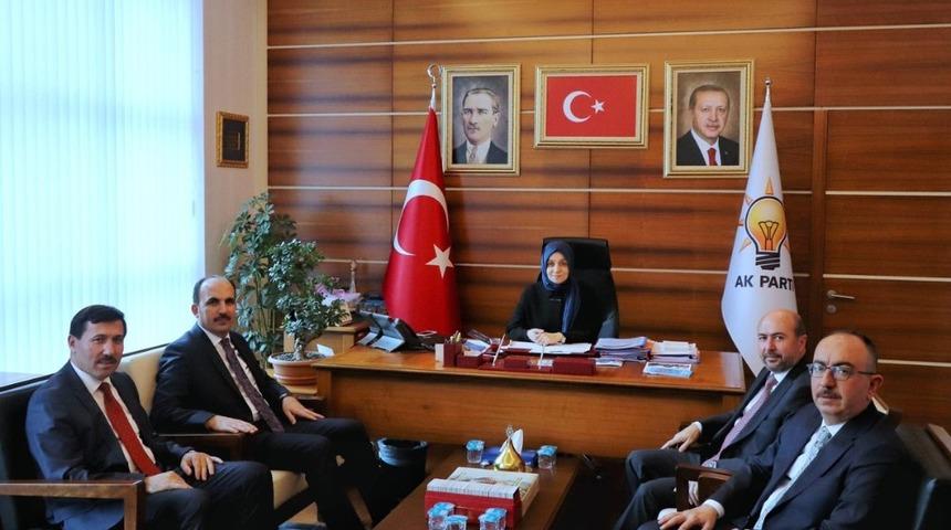 Bakanlar ile Konya projeleri g&ouml;r&uuml;ş&uuml;ld&uuml;