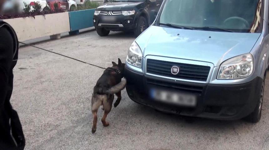 Yakıt deposundaki uyuşturucu '&ouml;d&uuml;ll&uuml; burun'la bulundu