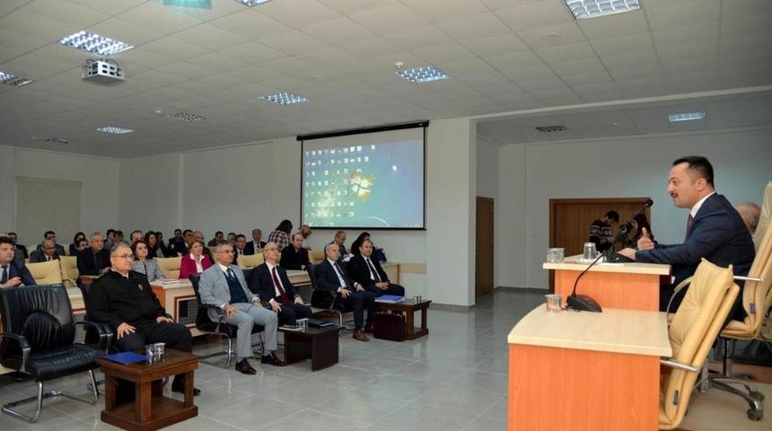 İl İdare Şube Başkanları toplantısı d&uuml;zenlendi