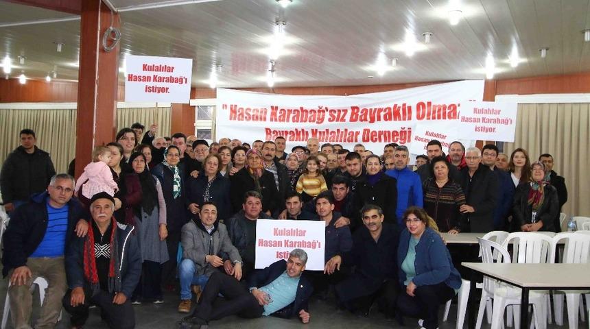 Kulalılar &ldquo;Başkan Hasan Karabağ&rdquo; dedi