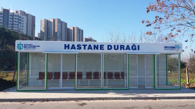 Kocaeli’de güvenli ve konforlu modern duraklar çoğalıyor