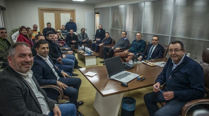 CHP Kuşadası Belediye Başkan Adayı &Ouml;mer G&uuml;nel&rsquo;den KUTO&rsquo;ya ziyaret