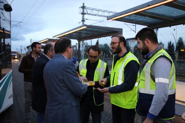 Akçaray’ın 2. etabında ilk test sürüşü yapıldı