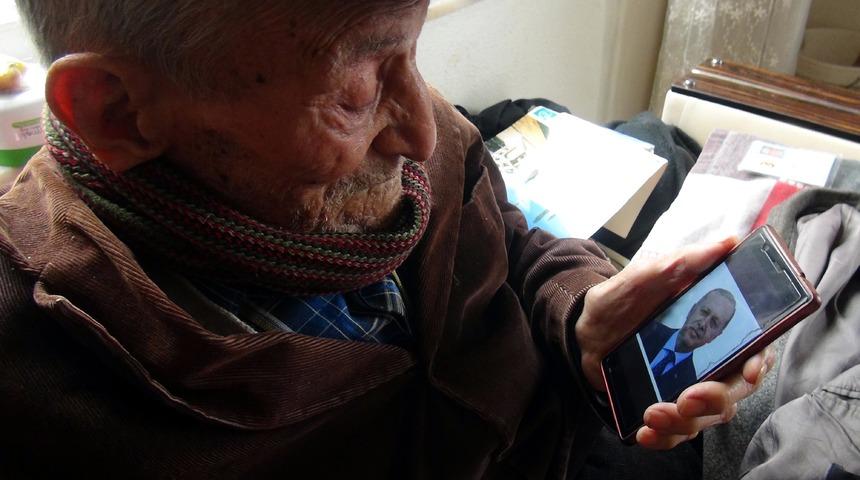 Ali Rıza dede: Sayın Cumhurbaşkanım sizi &ccedil;ok g&ouml;rmek istiyorum