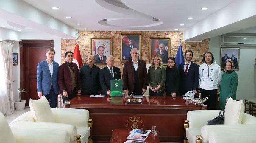 Yeşilay&rsquo;dan Başkan Sara&ccedil;oğlu&rsquo;na ziyaret