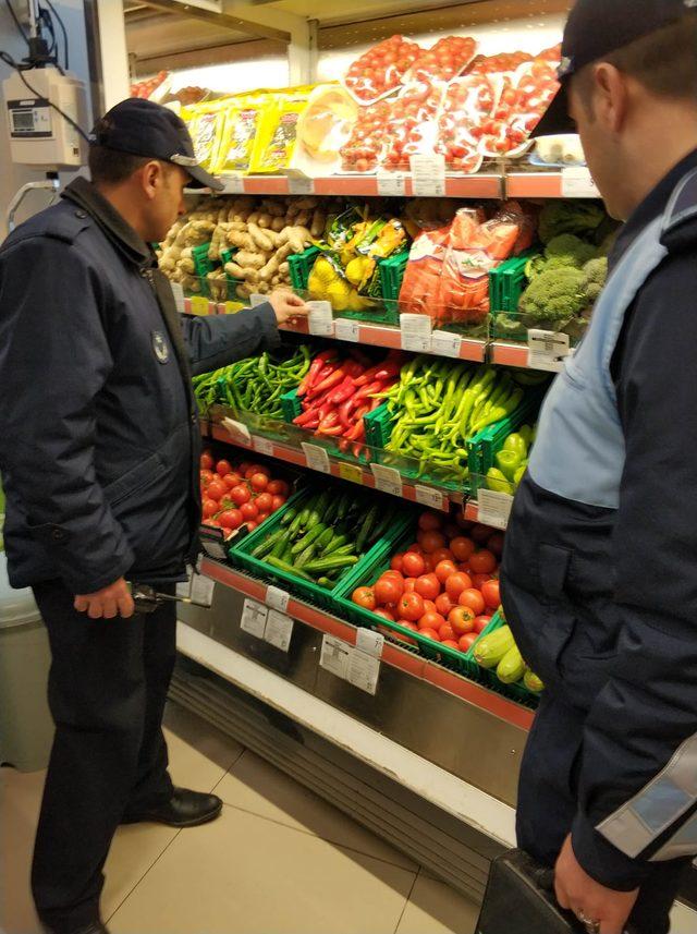 Elazığ'da hal ve marketlerde denetim