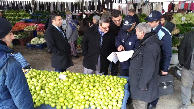 Elazığ'da hal ve marketlerde denetim