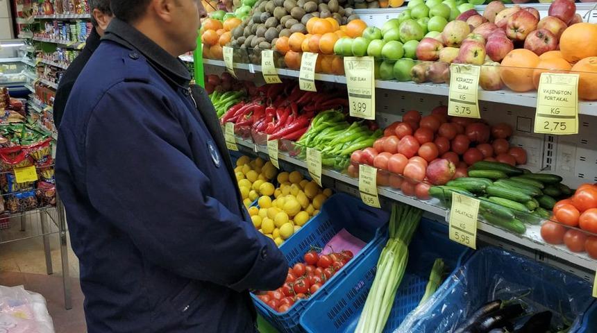 Elazığ'da hal ve marketlerde denetim