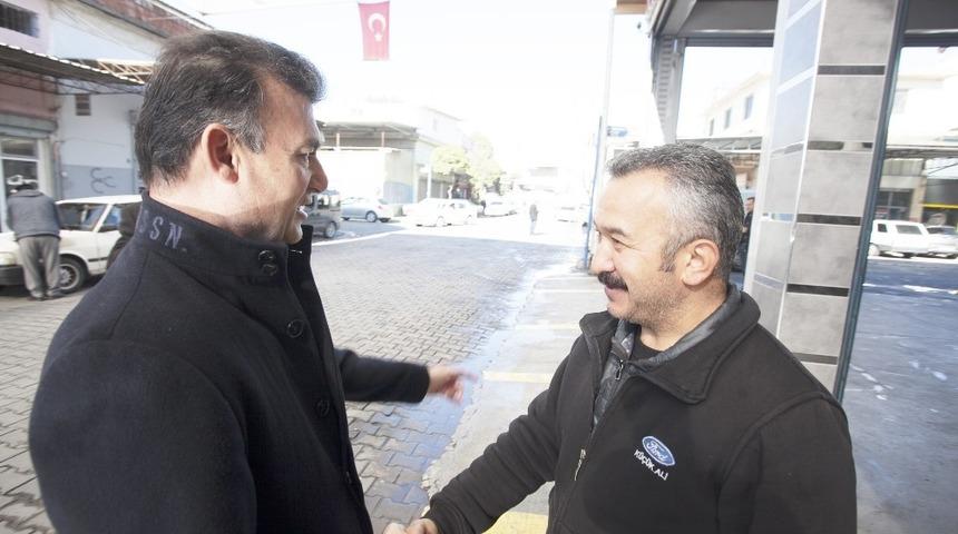 Efeler adayı &Uuml;mmet Akın &ccedil;alışmalarını s&uuml;rd&uuml;r&uuml;yor