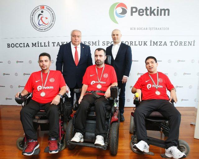 Petkim’den Boccia Milli Takımı’na tam destek